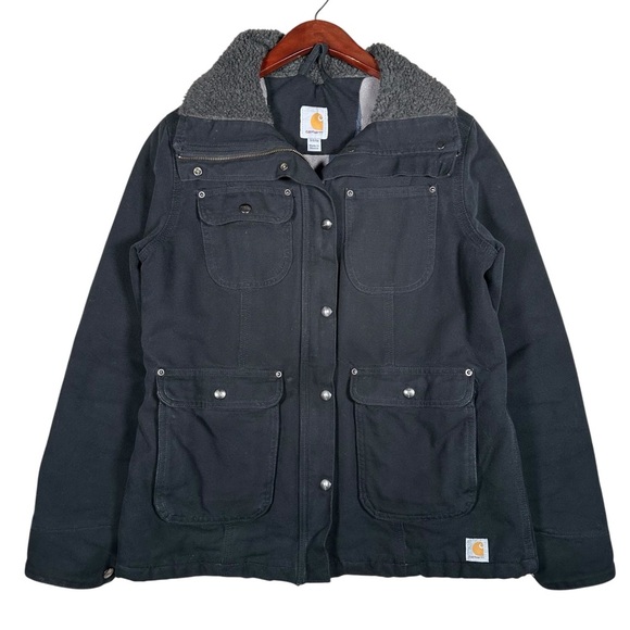 Carhartt Jackets & Blazers - CARHARTT Duck Canvas Flannel Lined Utility Jacket